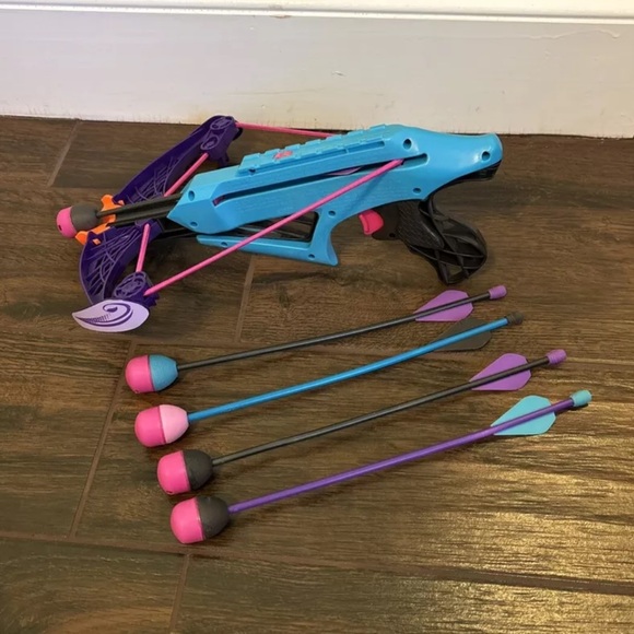 Nerf REBELLE Courage Crossbow Blaster w/ Arrow Darts - Picture 2 of 2